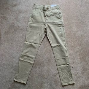 american eagle khaki curvy skinny pant jegging size 0 short